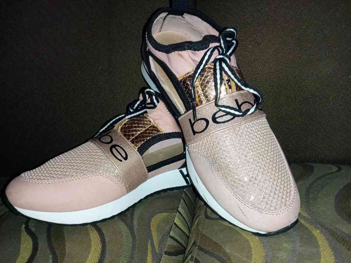 womens pink bebe shoes