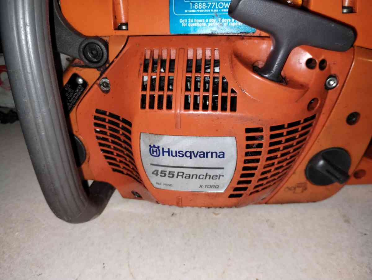 Husqvarna Chainsaw 455 Rancher with 20 bar