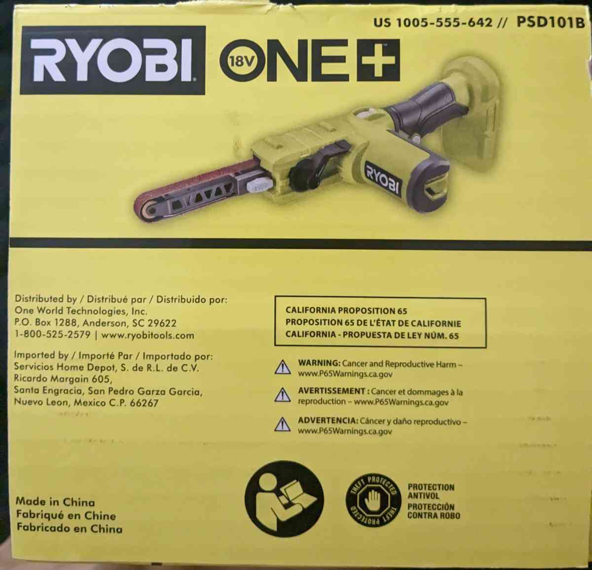 BRAND NEW Ryobi Two 4ah Batteries W Charger and Belt Sander