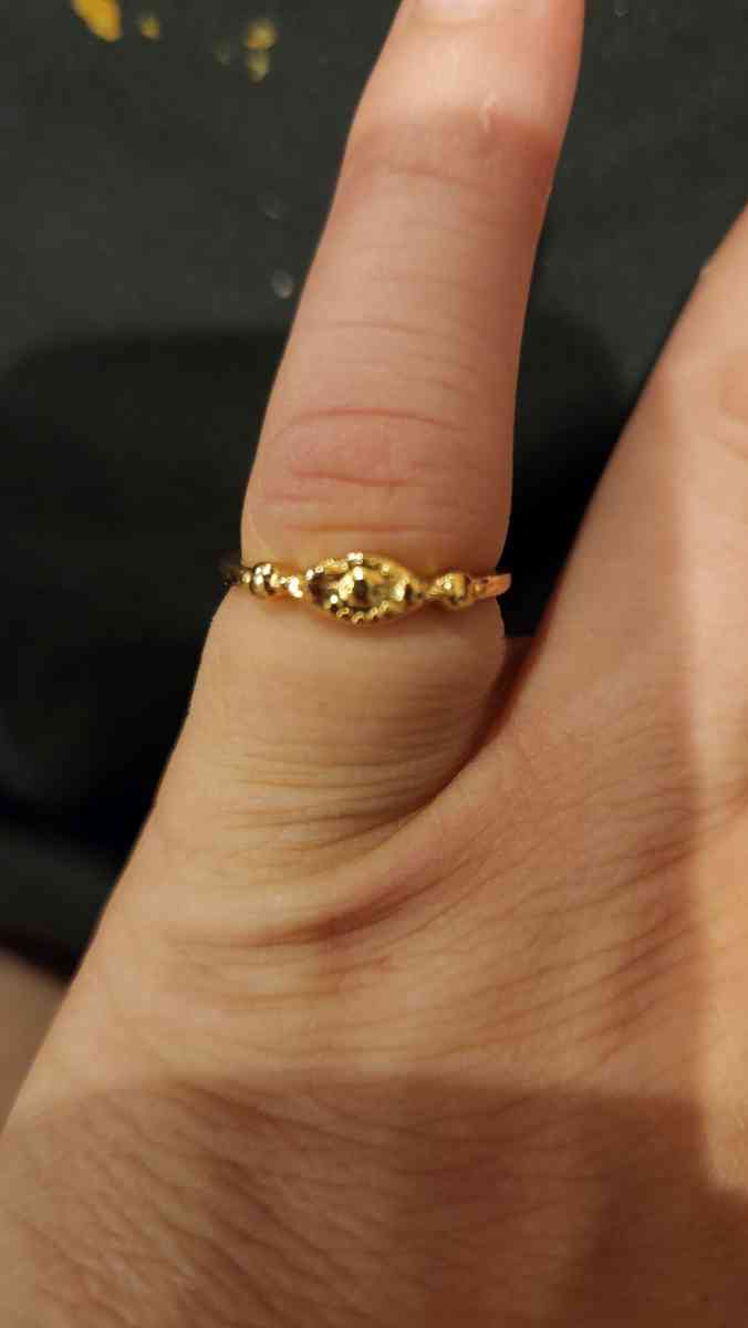 Eagle Crystal Cuff Ring