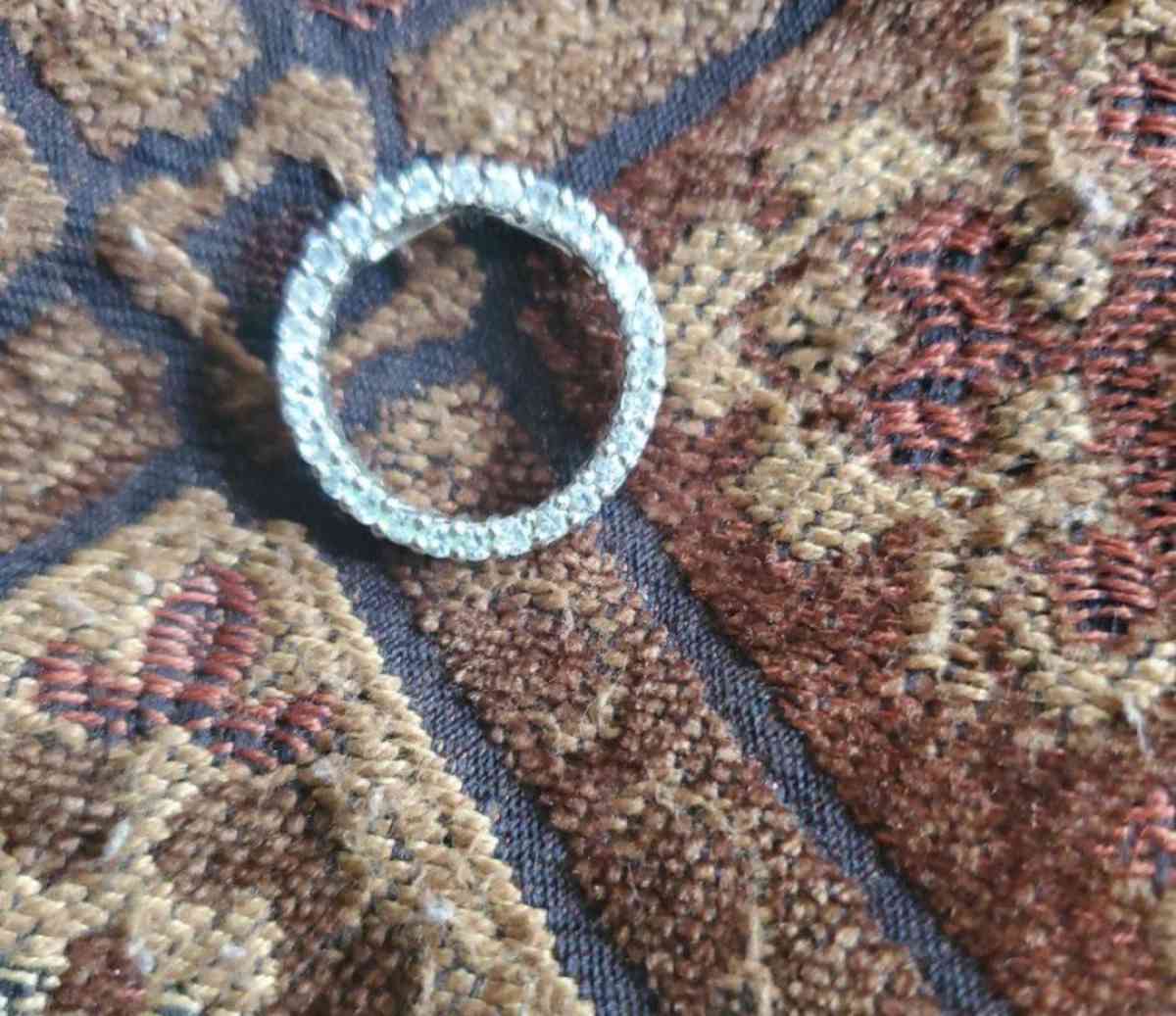 Sterling Silver And Swarovski Crystal Ring