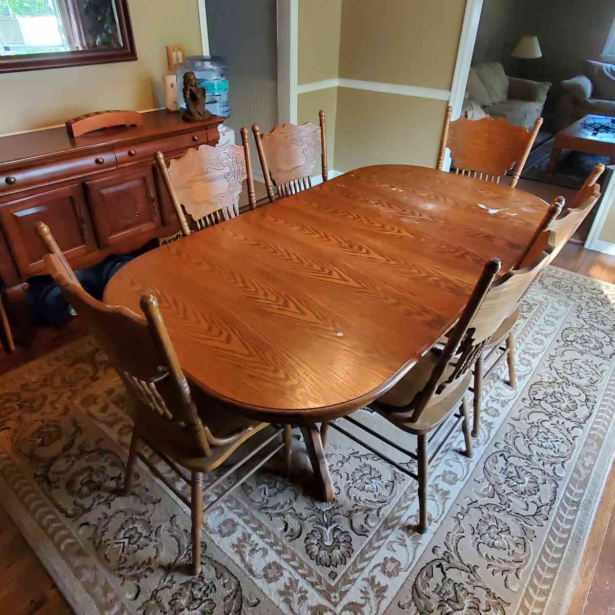 dining Room Table and buffet