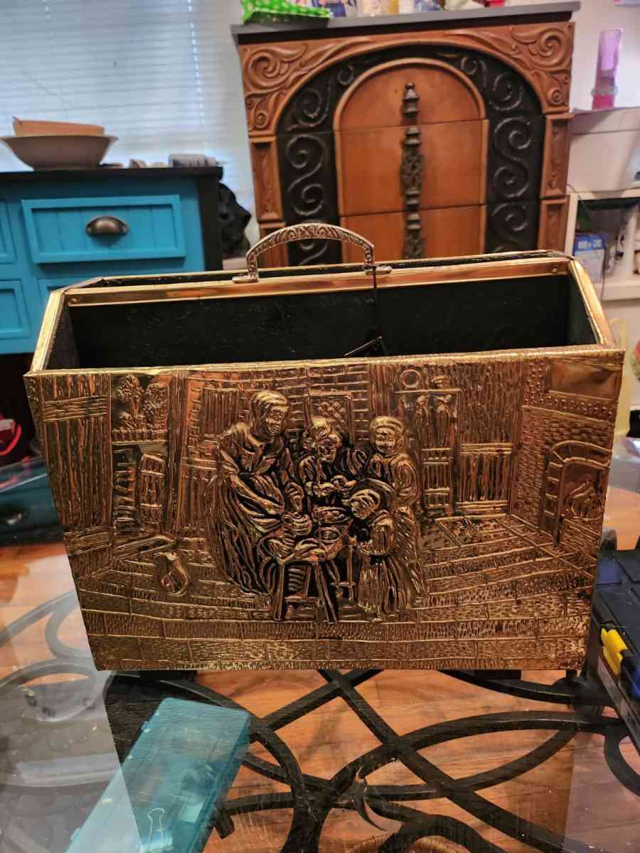 brass magazine rack