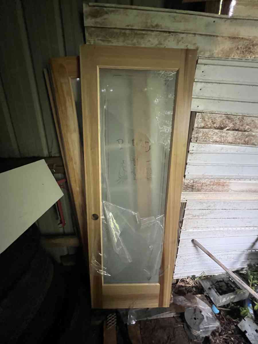 engraved glass pine really nice pantry doors