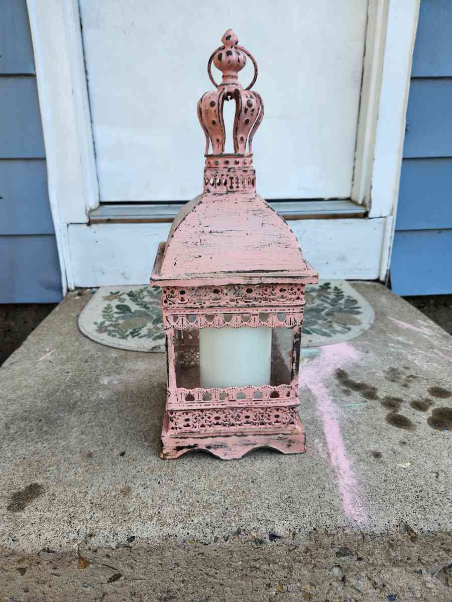 Rustic farmhouse vintage lantern