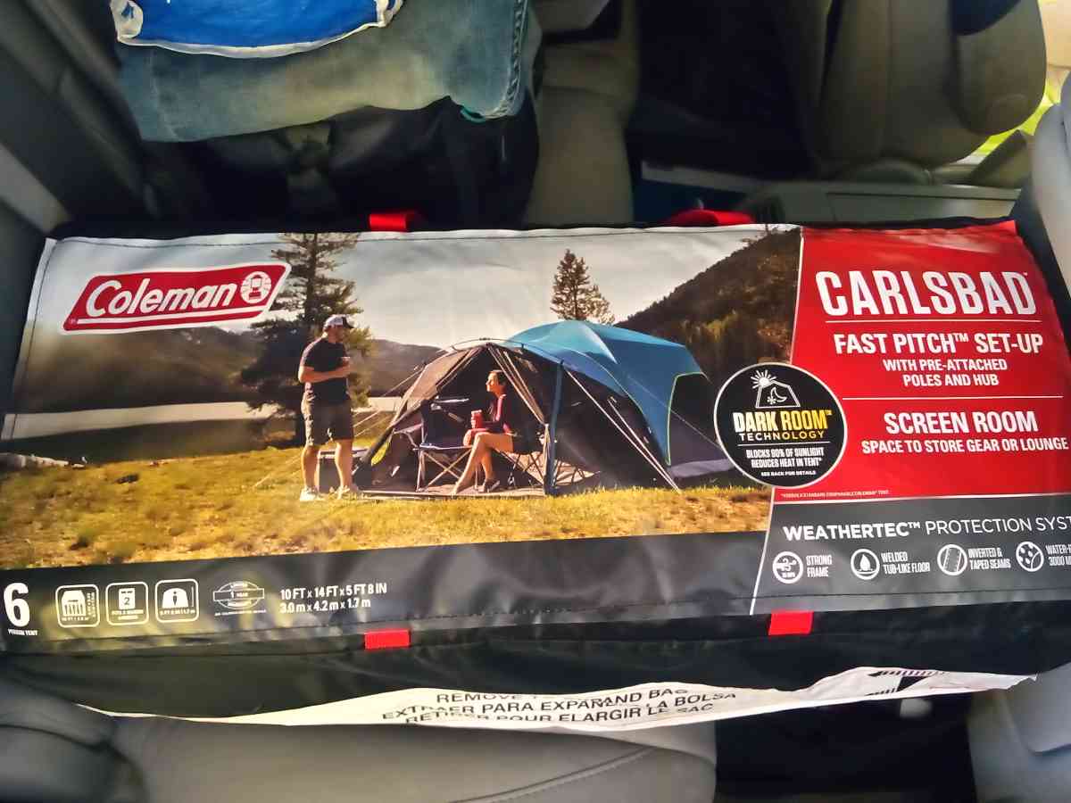 COLEMAN 6per Tent with Dark room