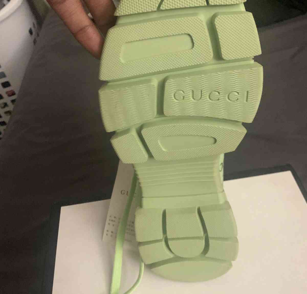 green womens gucci boots