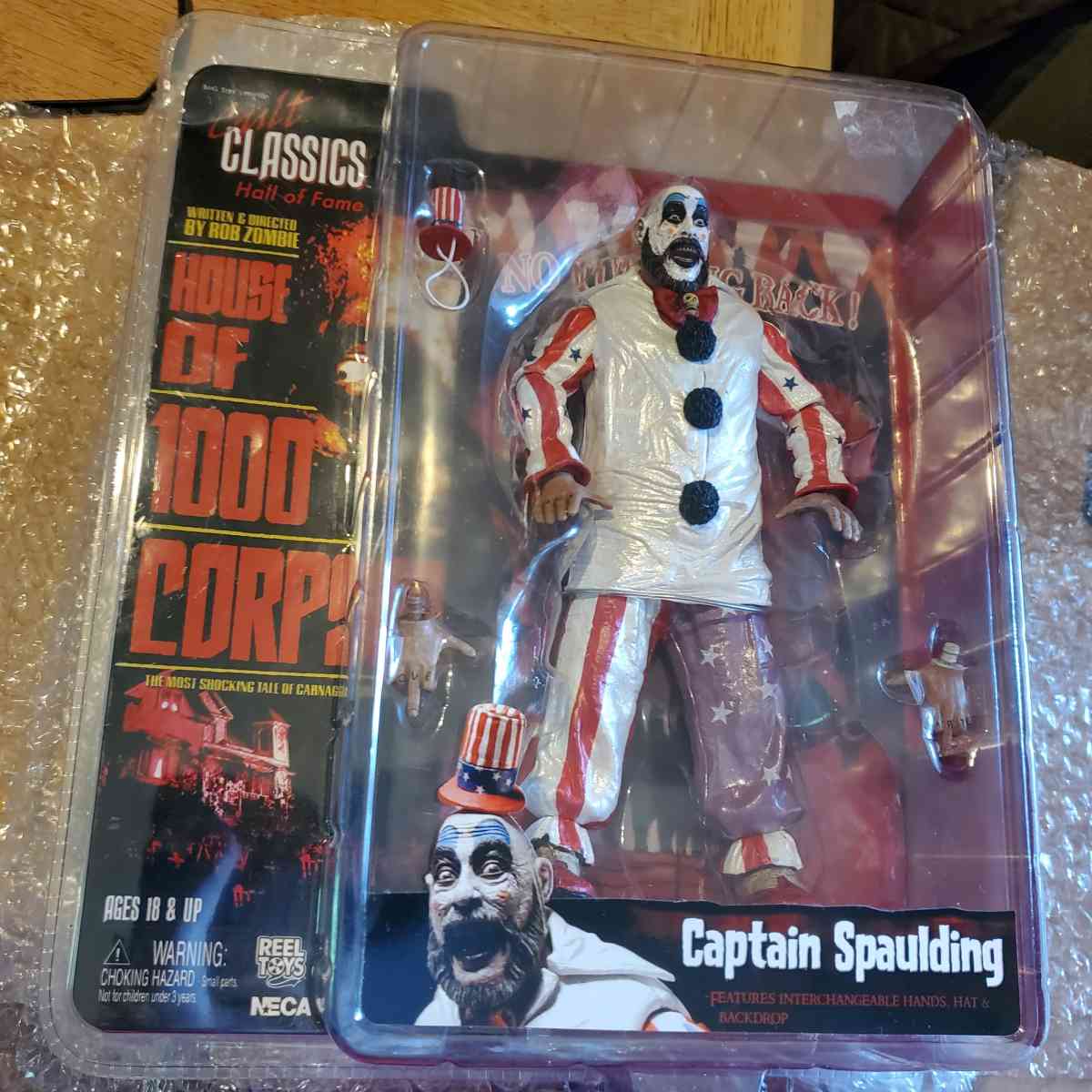 Rare Neca Hall Of Fame Captain Spaulding MINT