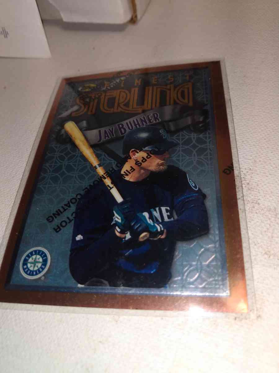 1996 Topps finest Sterling Jay buhner