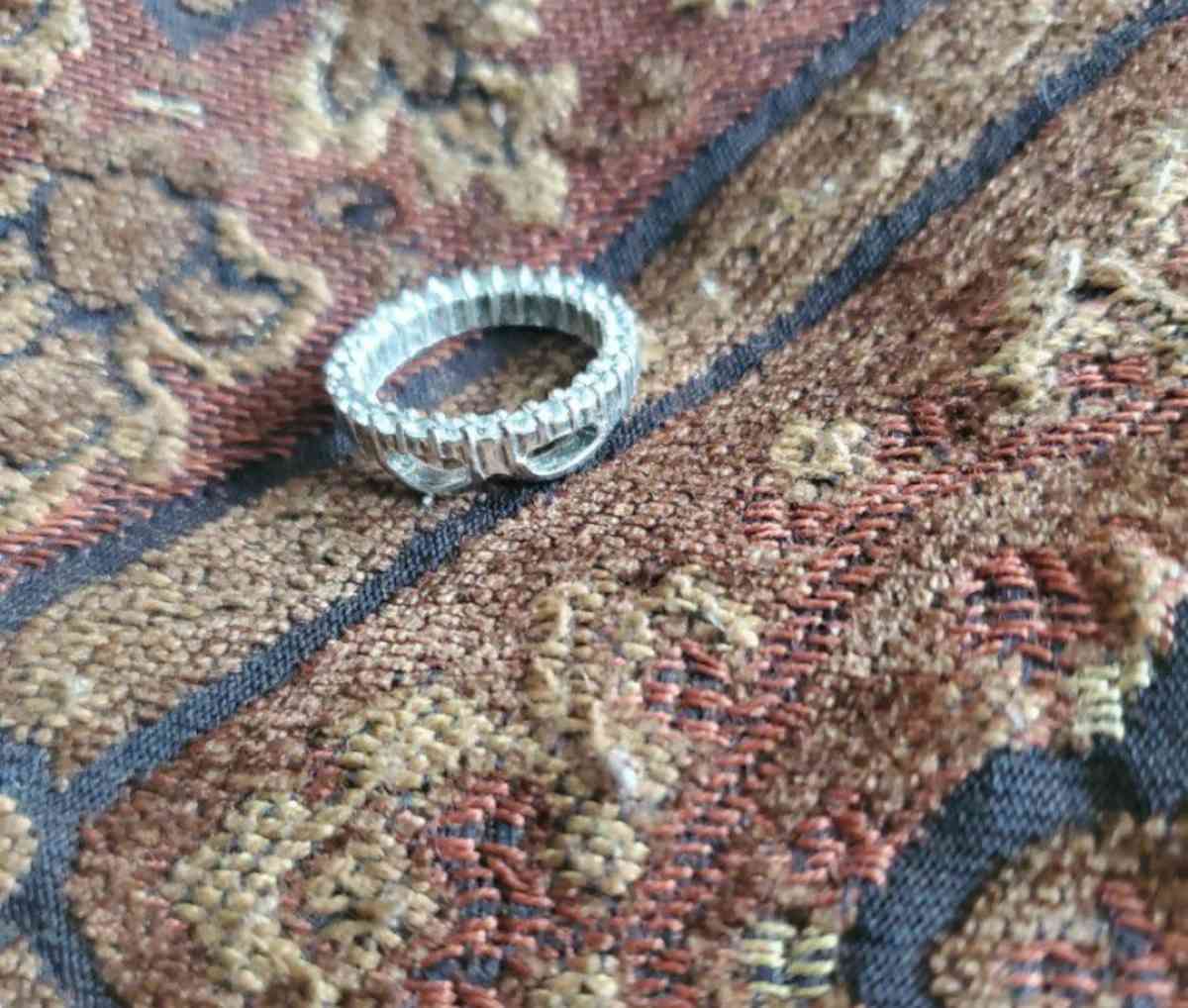 Sterling Silver And Swarovski Crystal Ring