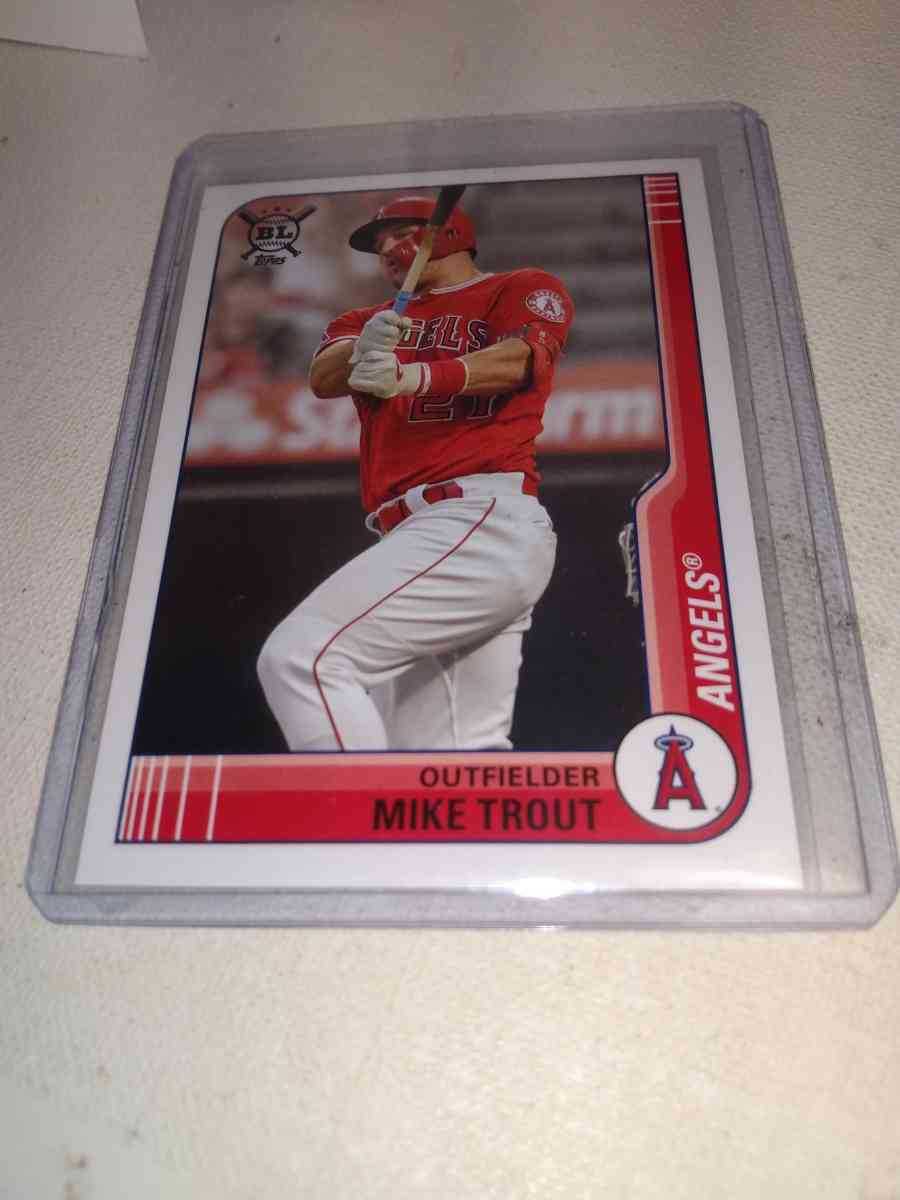 2021 Big League tops rare card Michael trout