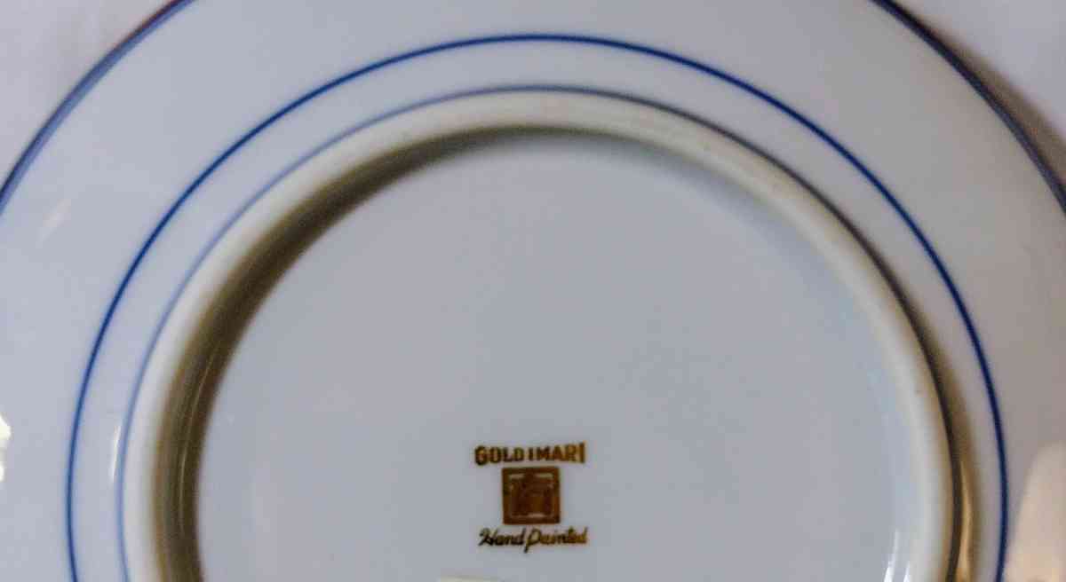 Vintage Toyo Japanese Bowl  Japanese Porcelain Plate  Kitch