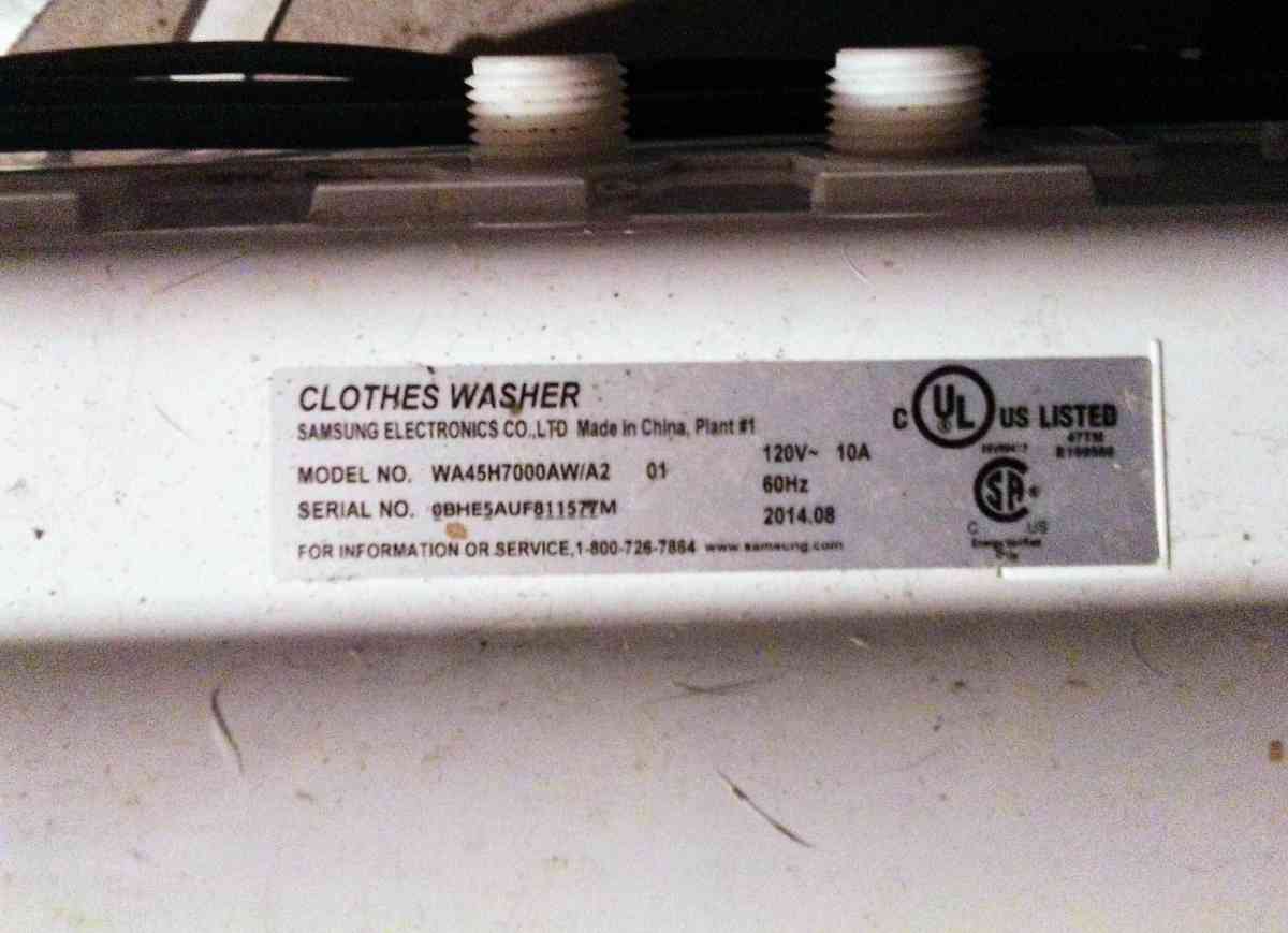 samsung glass top load washer