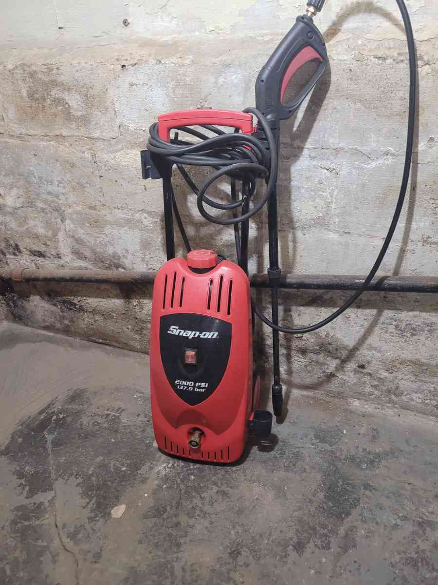 SnapOn water pressure 2000 psi 1379 bar