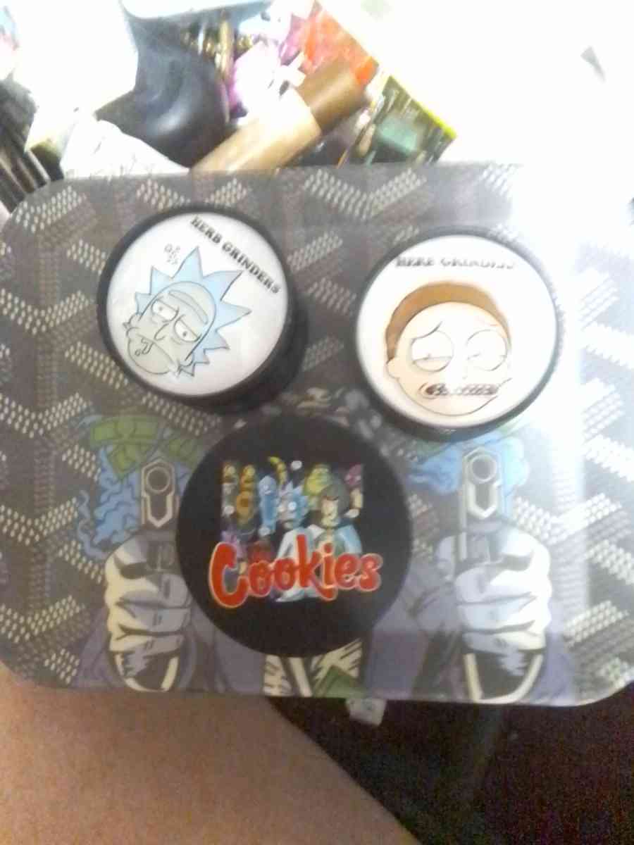 3 Rick and Morty herb grinders
