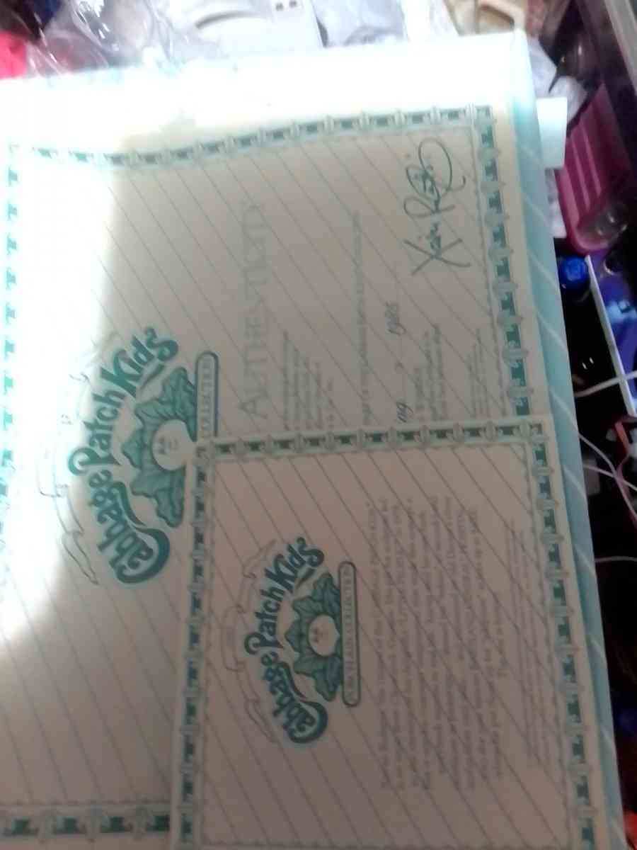 porcelain cabbage patch