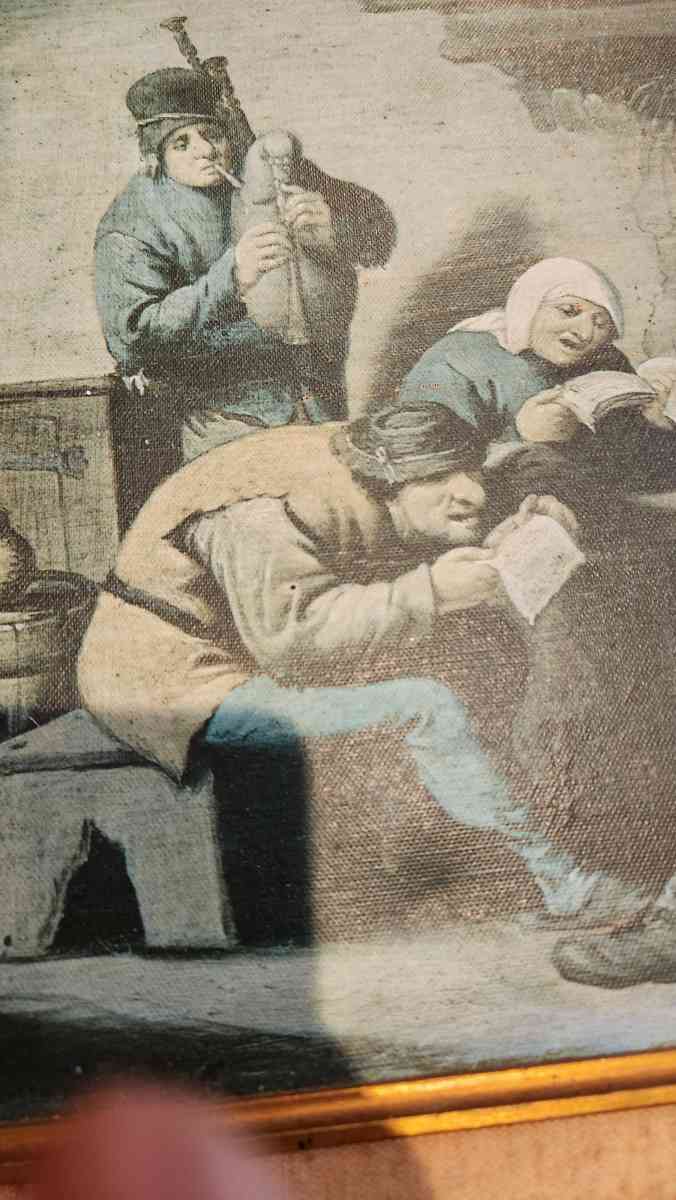 peasants singing by Peter de Toole