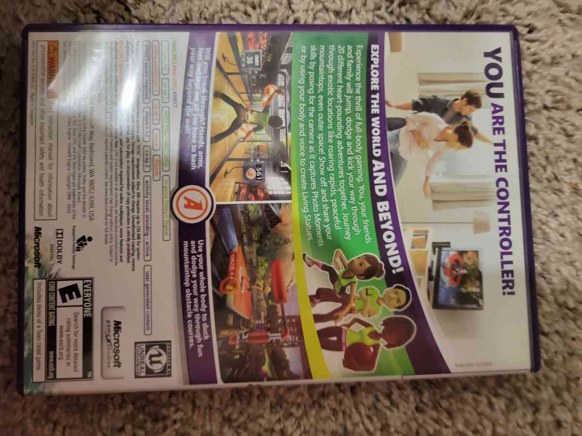 kinect adventures xbox 360