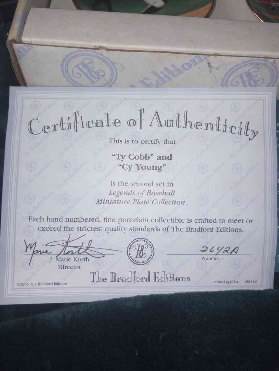 ty Cobb and cy young