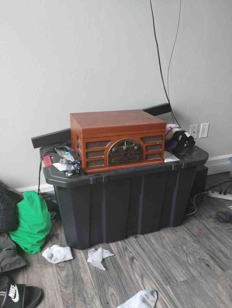 a CD player and recorder player