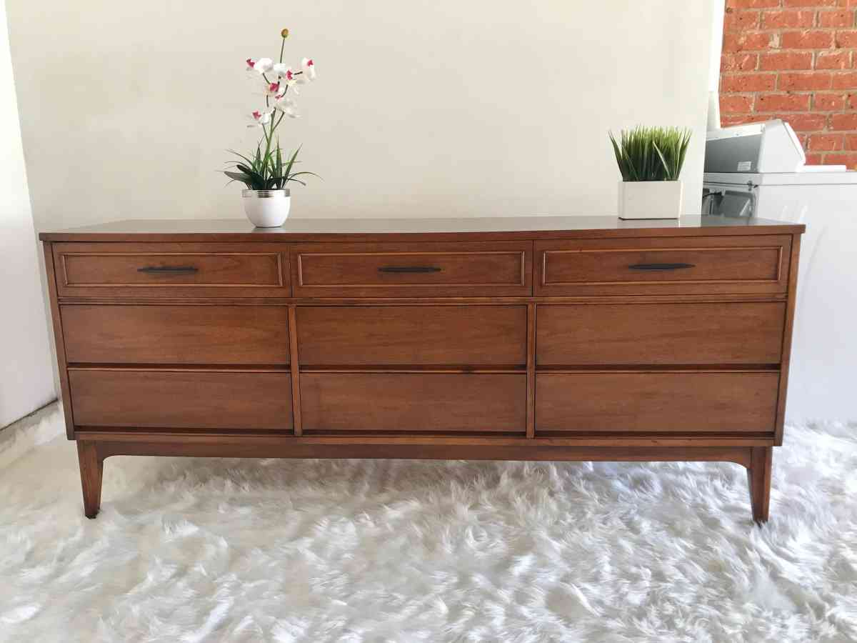mid century long dresser