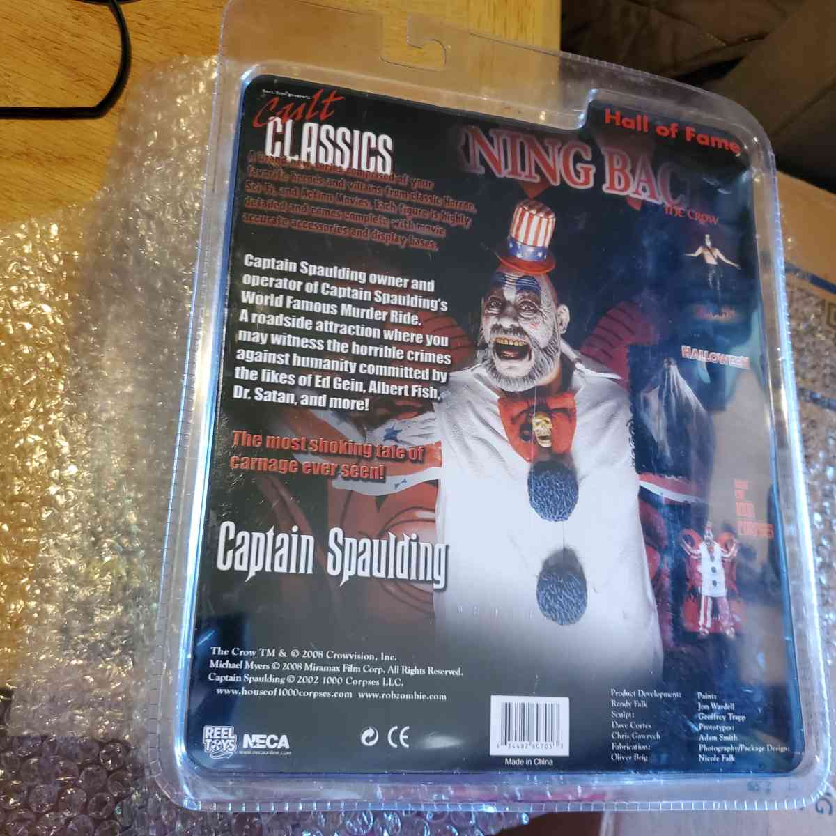 Rare Neca Hall Of Fame Captain Spaulding MINT