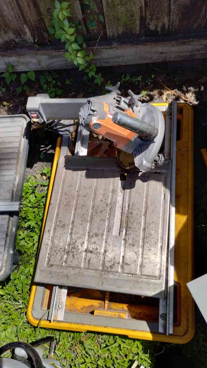 table saw and hood for over the stove and levels