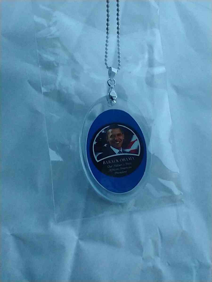Barack Obama Blue Necklace