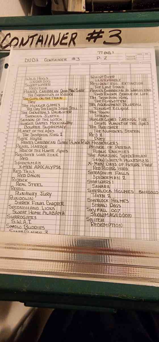 DVDS movies all kinds