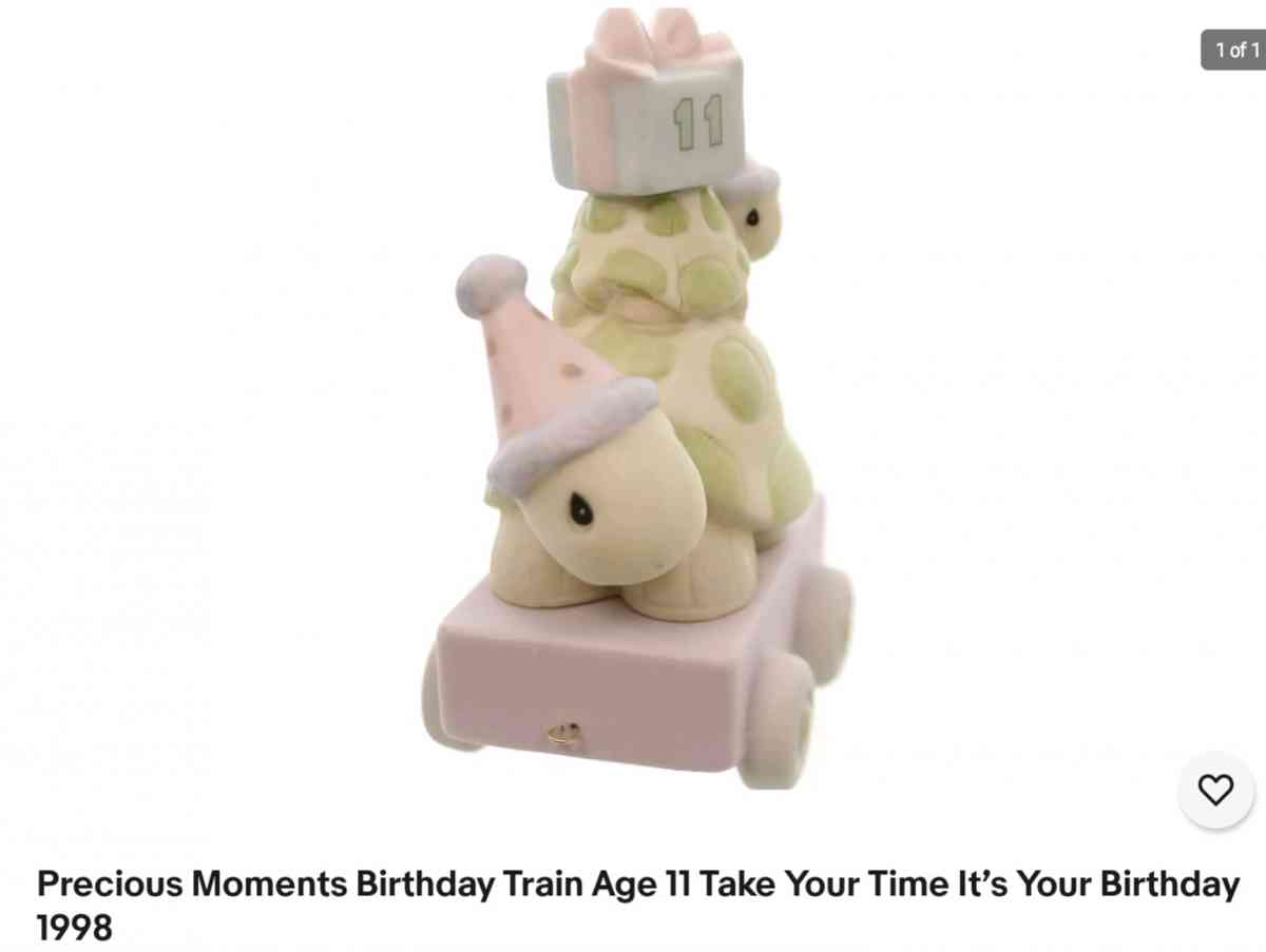 Precious Moments Birthday Train Age 11 Take Your Time Its Yo