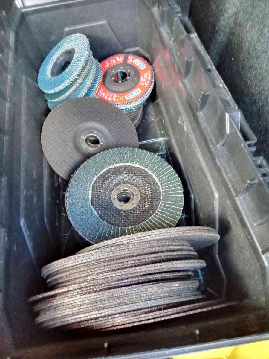 never used 6 inch metabo grinder portaband hammerdrill