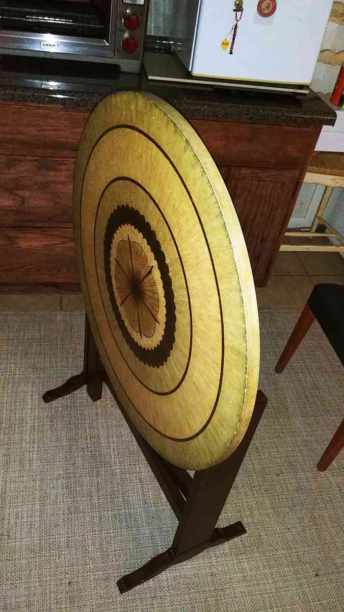 Beautiful Wooden Collapsible Round Table