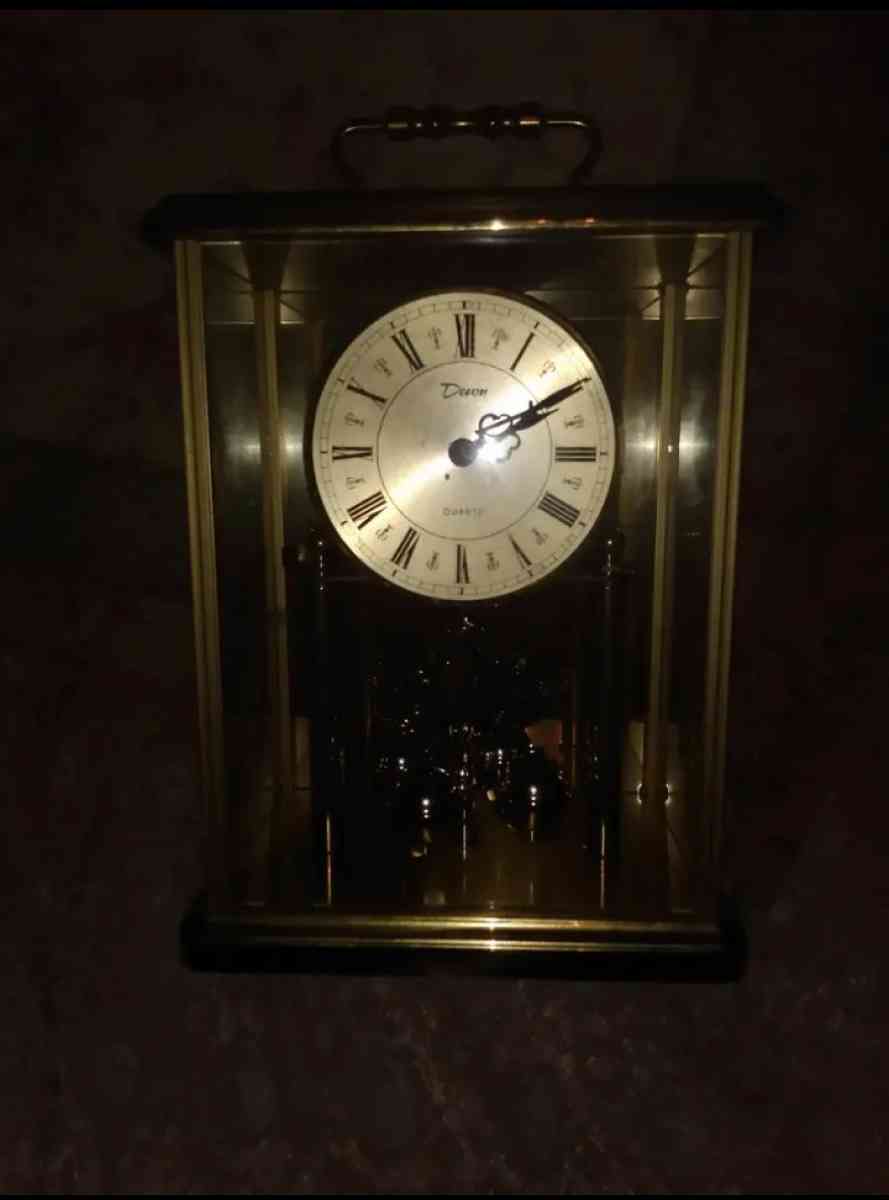 vintage Devon Mantel clock with chimes from Germany