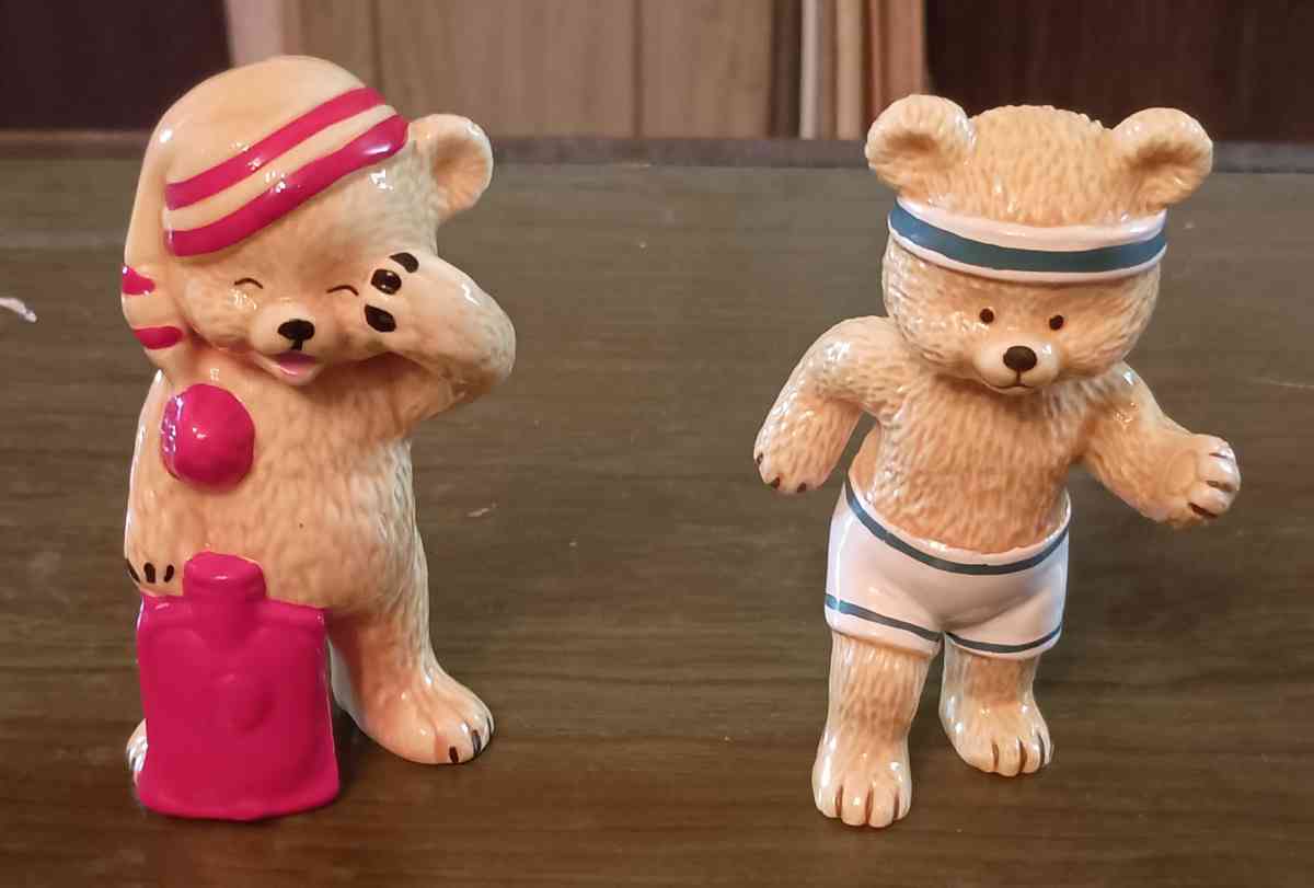 Danbury mint bone China bear collection