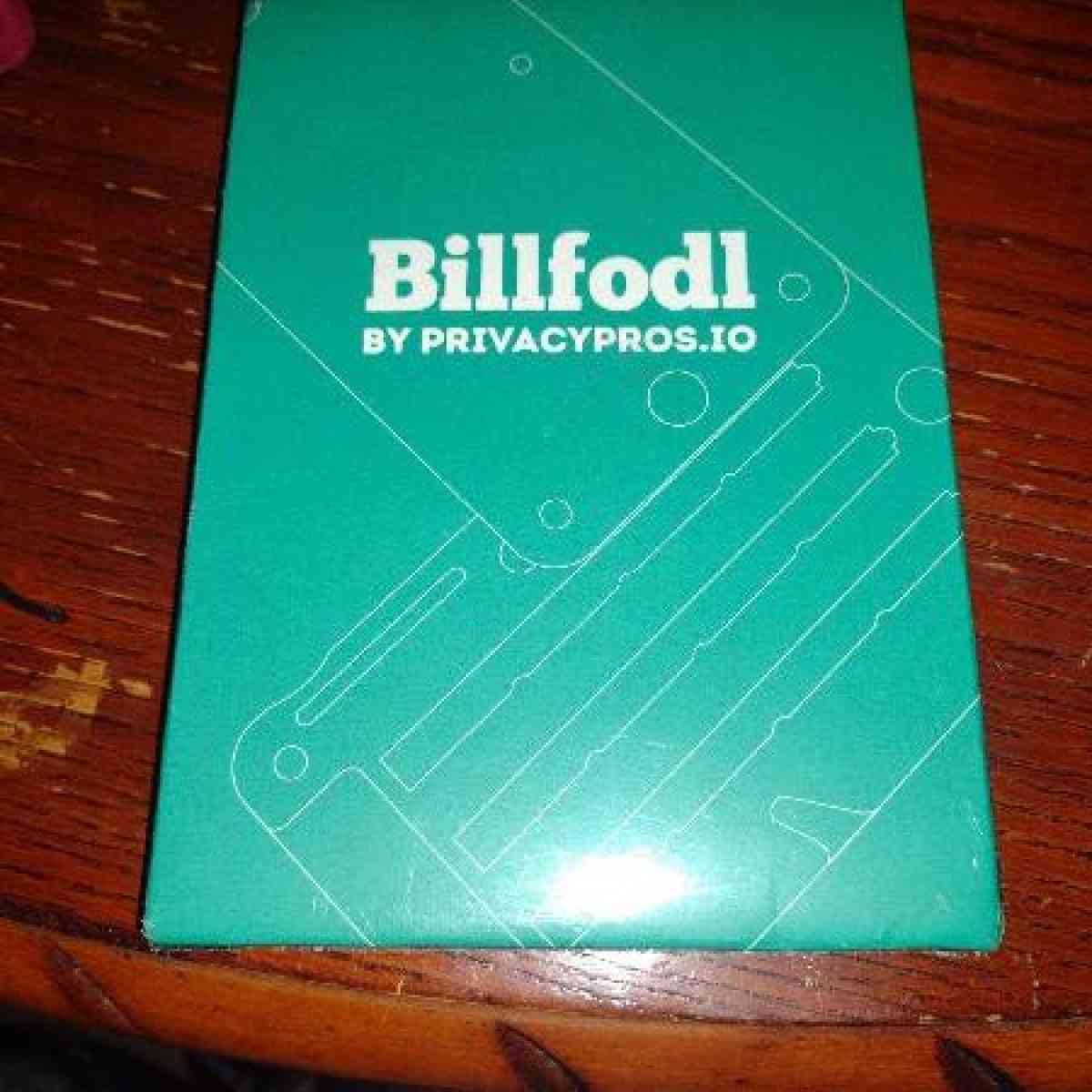 billfold crypto stainless steel wallet
