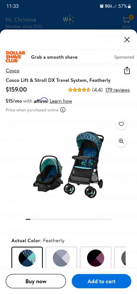 carseat stroller combo