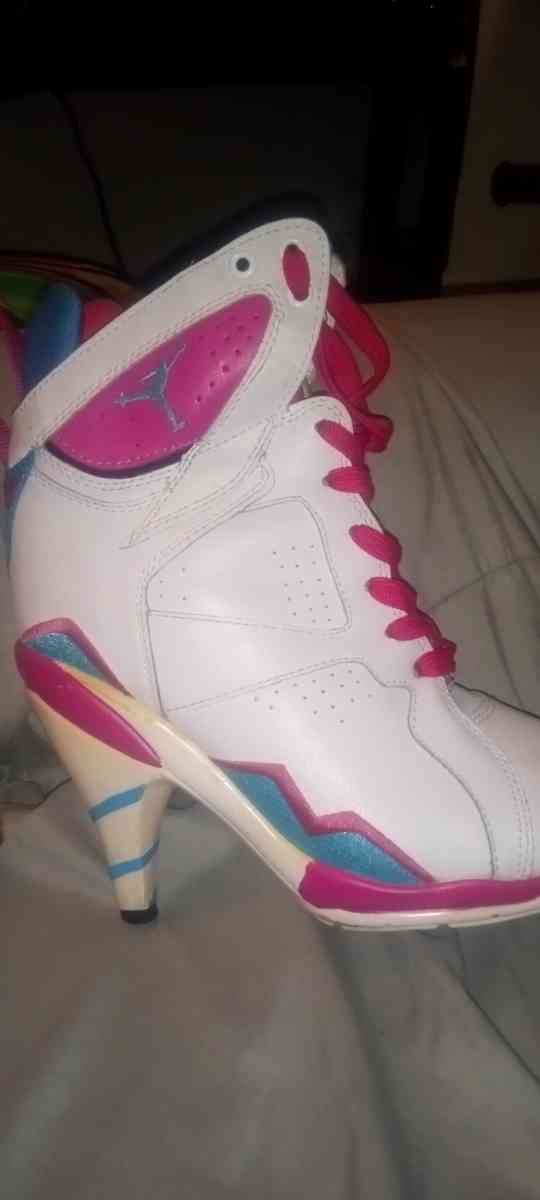 womans Jordan high heel boots