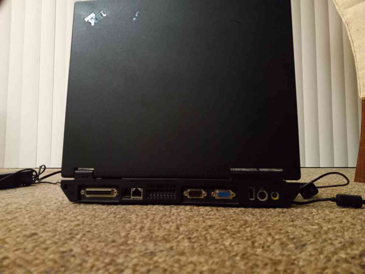 vintage IBM ThinkPad 2628 with case