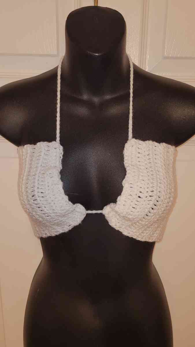 Crochet Halter Tops and Bucket Hats Will ship as well