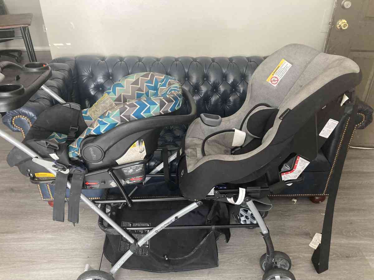 Jordans size 5  Snap N Go Stroller 120 for both