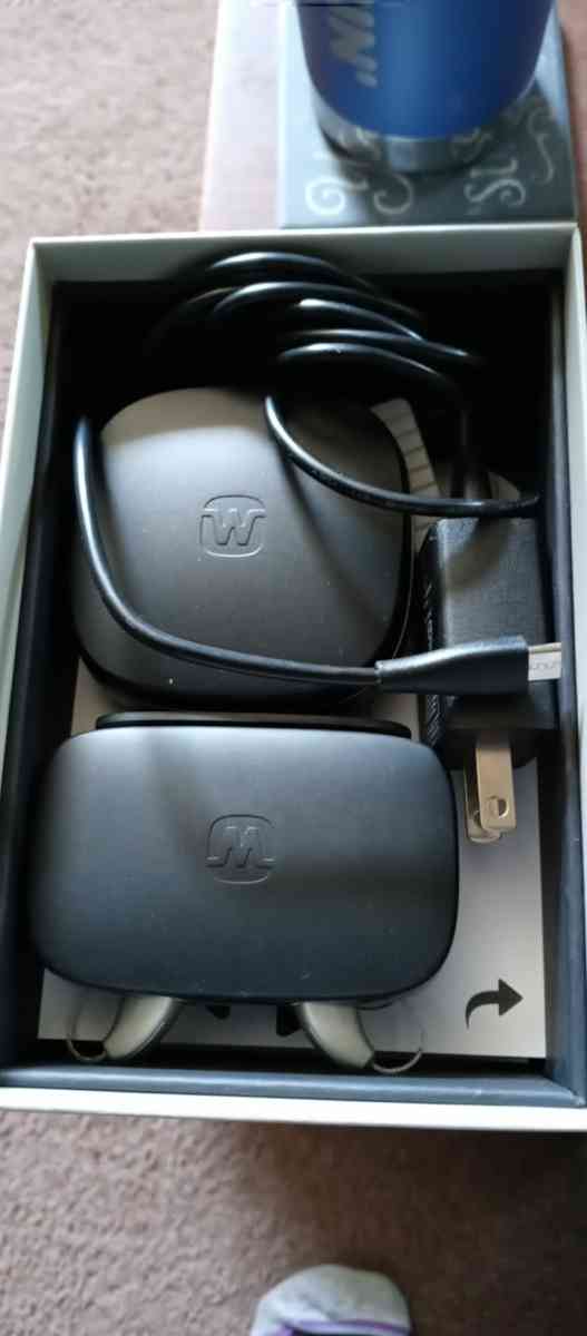 2 Hearing aids smart phone control both ears