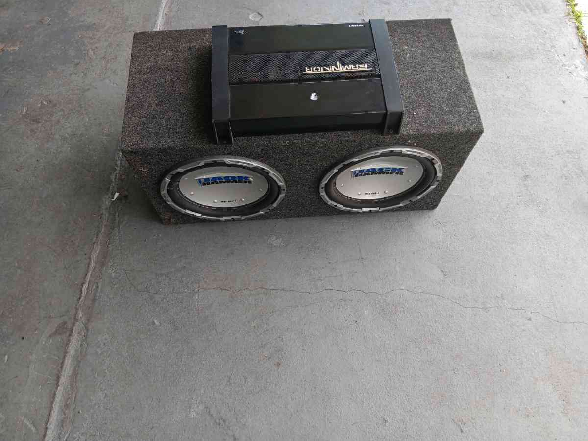 Terminator Amp and speakers