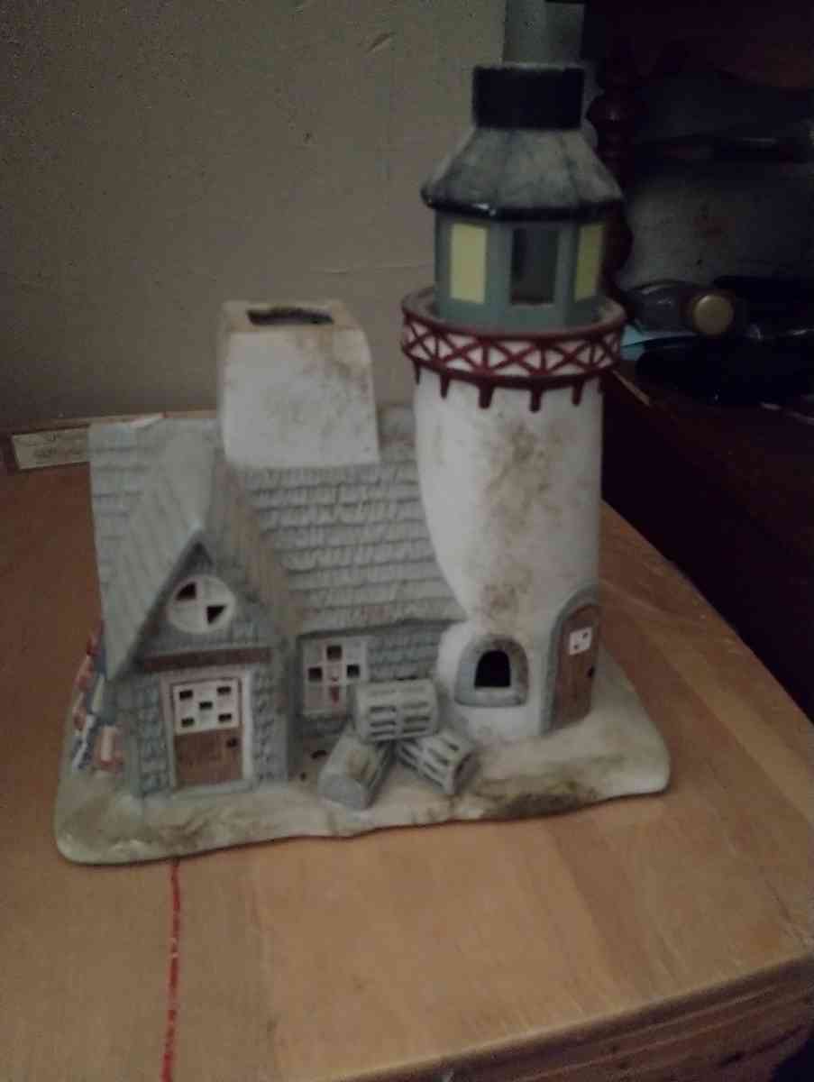 candle holder and baskets and candles