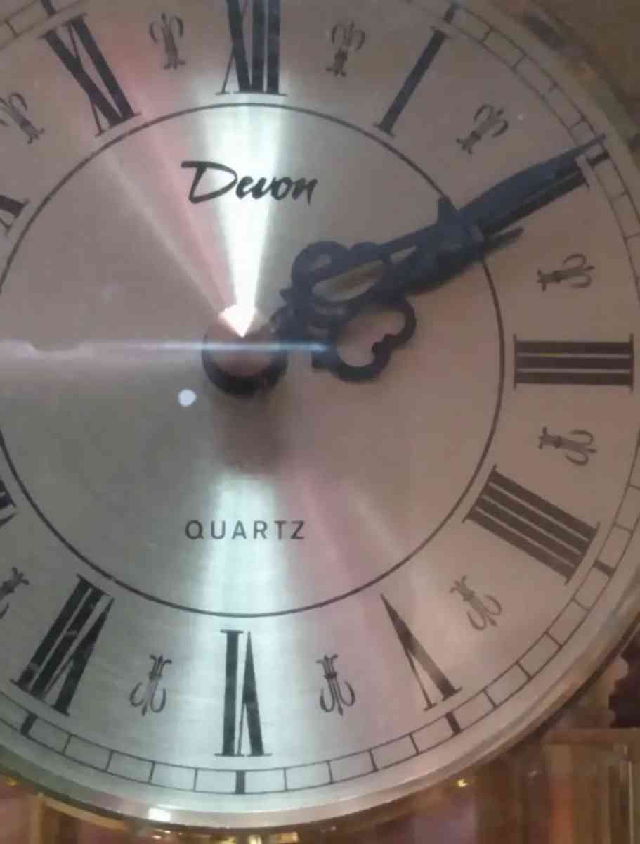 vintage Devon Mantel clock with chimes from Germany