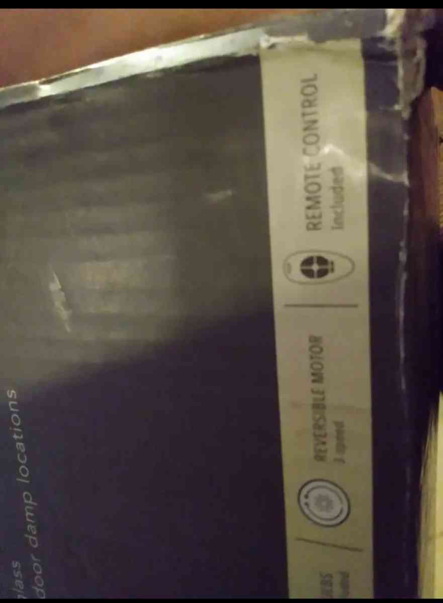 beautiful brand new in box Allen Roth 52 bronze ceiling fan