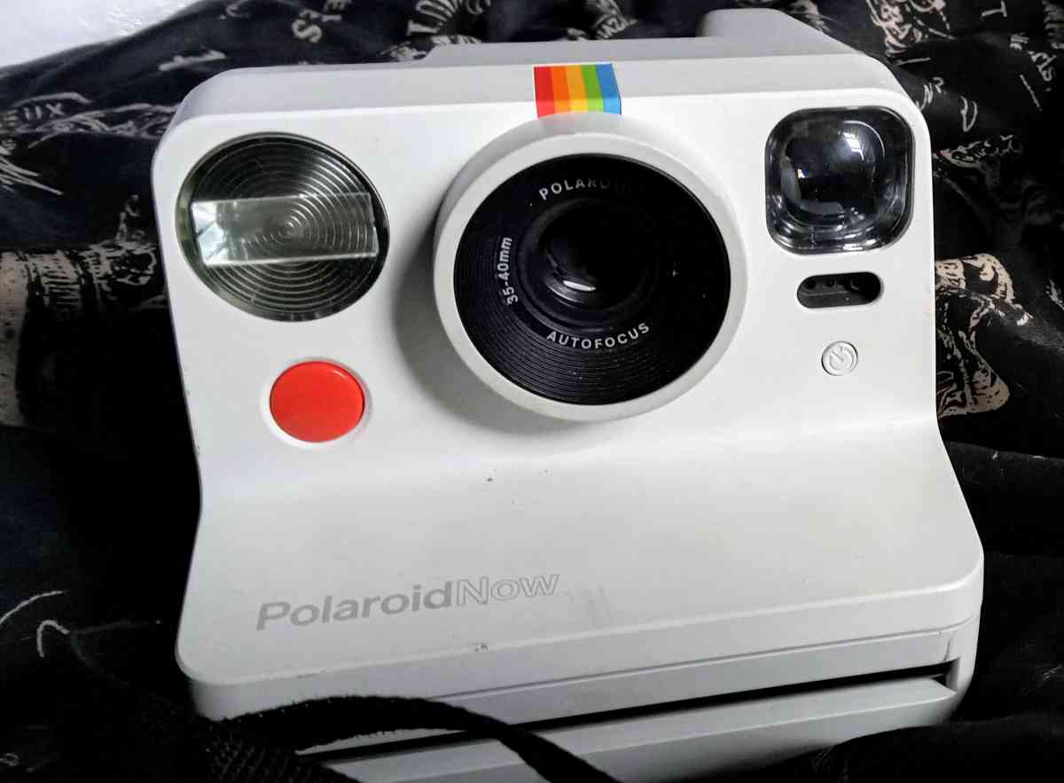 polaroid now instant film camera