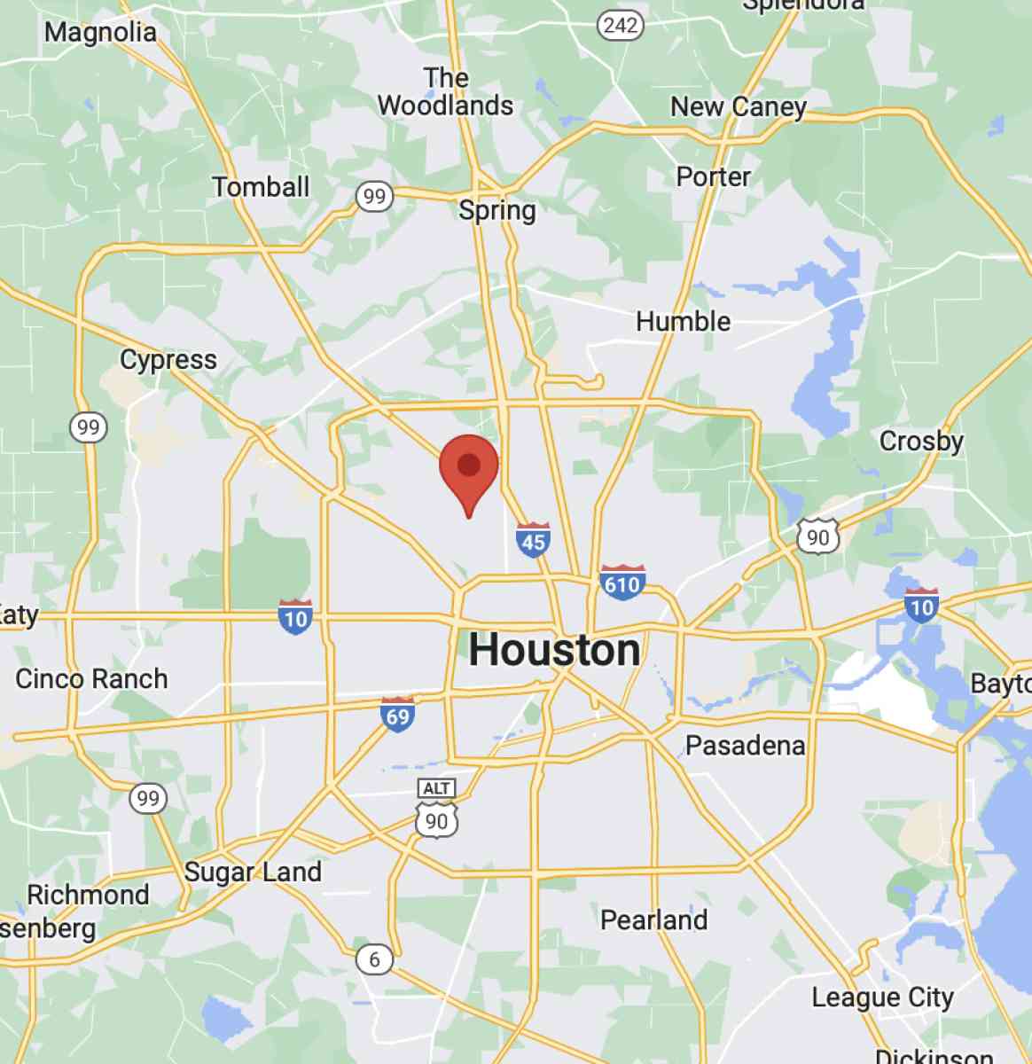 1 lot for sale 63 X 90 in North Houston