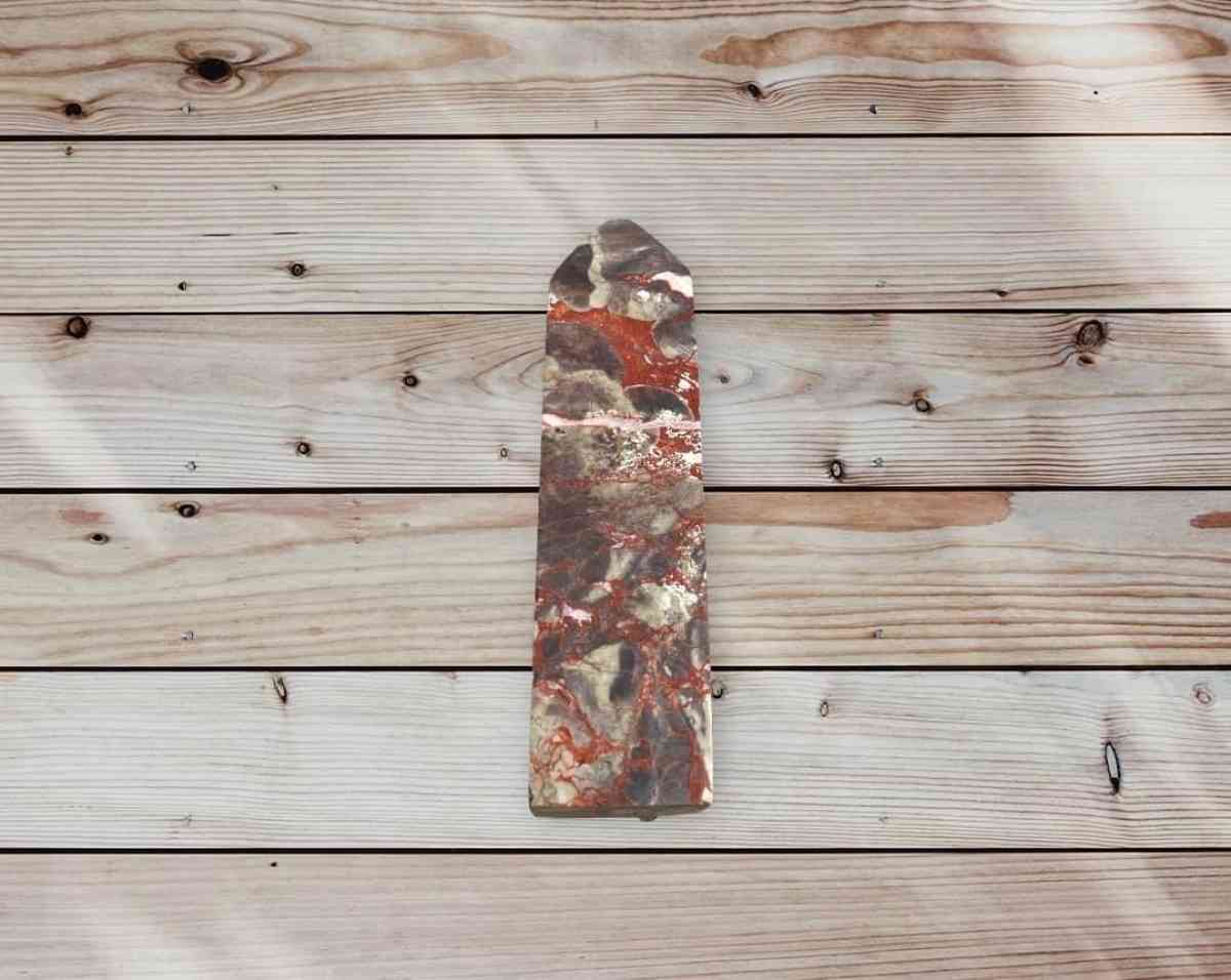 Money Agate Crystal Tower