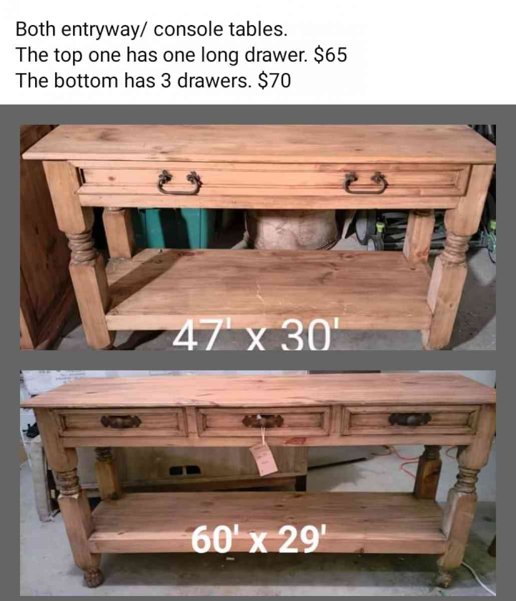 rustic wood furniture