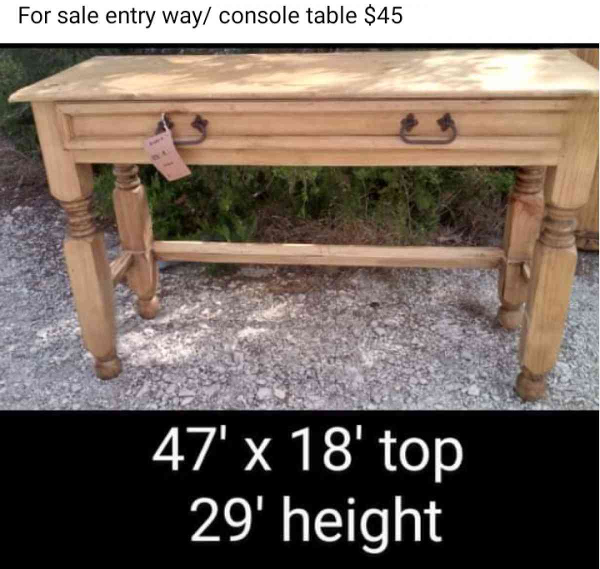 rustic wood furniture